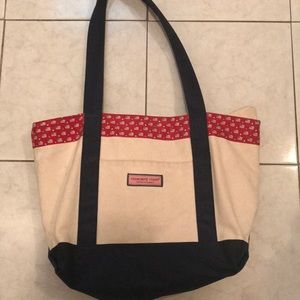 Vineyard Vines American flag tote